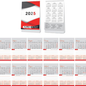 Stolni kalendar s tiskom - Vertikalni